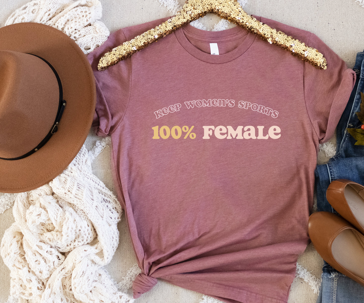 Keep Women's Sports 100% Female T-shirt