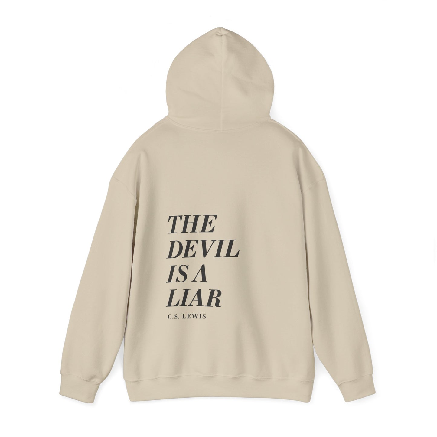 The Devil is a Liar front and back Hoodie