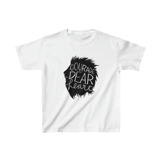 Courage Dear Heart - Lion - Kids T-shirt