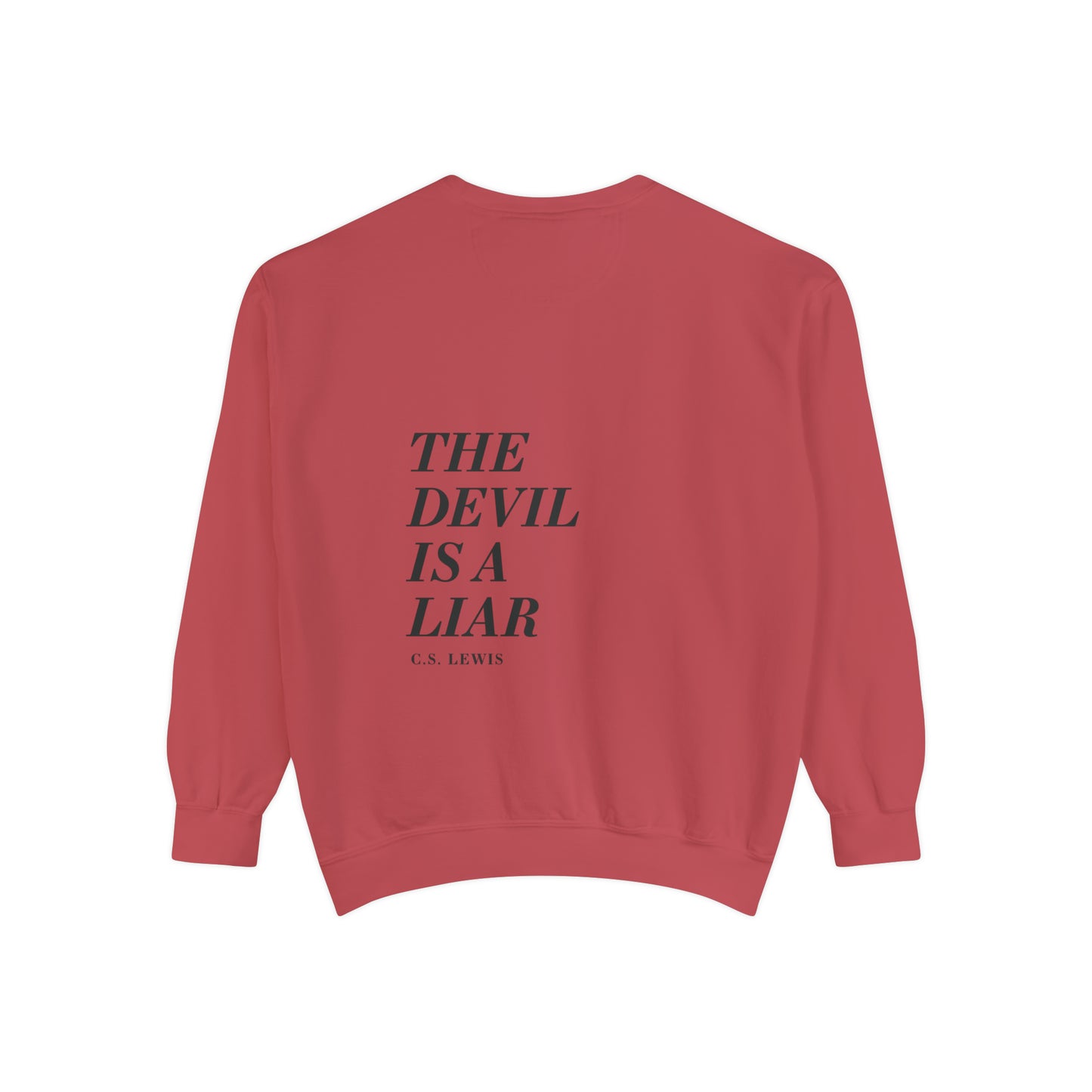 The Devil is a Liar Garment-Dyed Sweatshirt