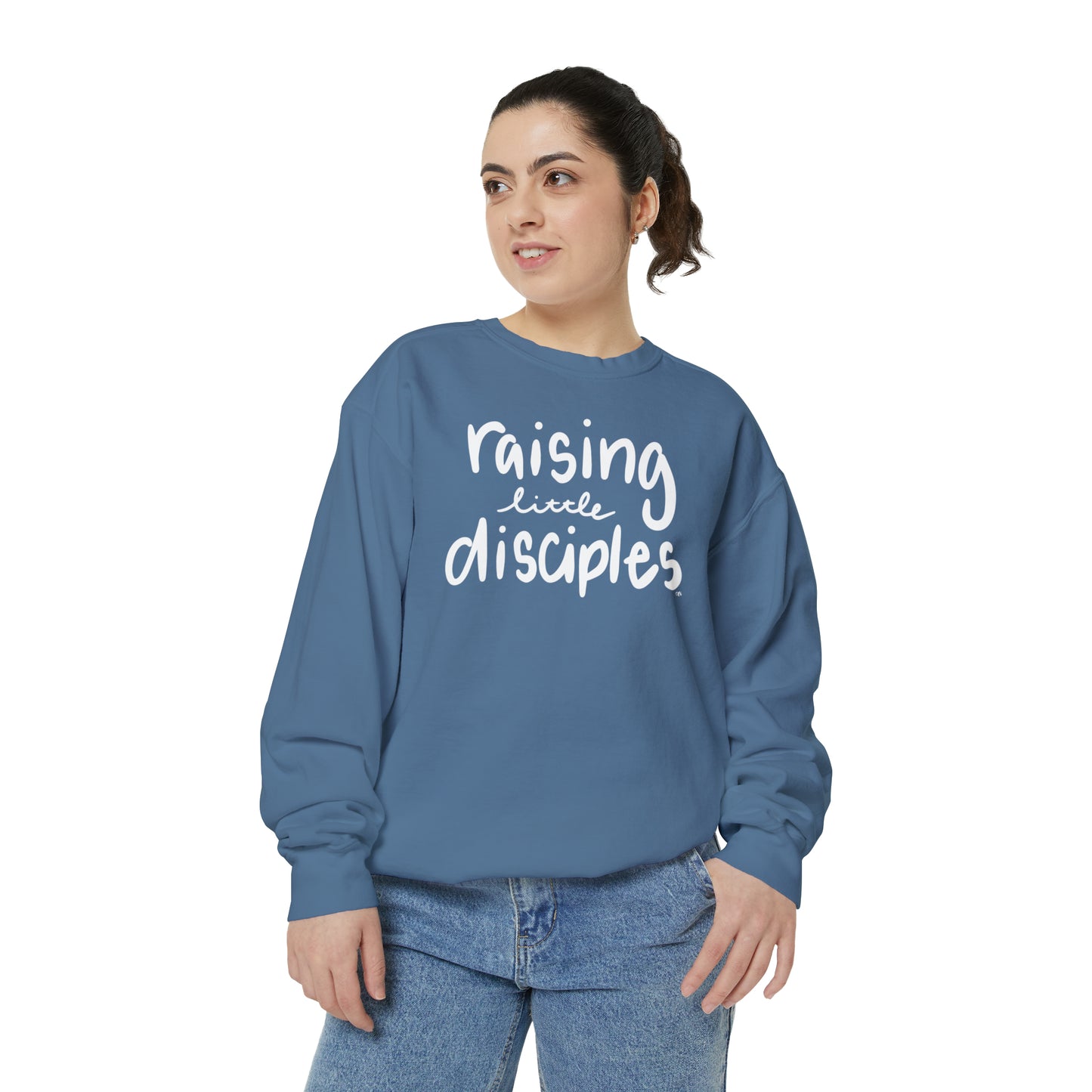 Raising Little Disciples Garment-Dyed Sweatshirt