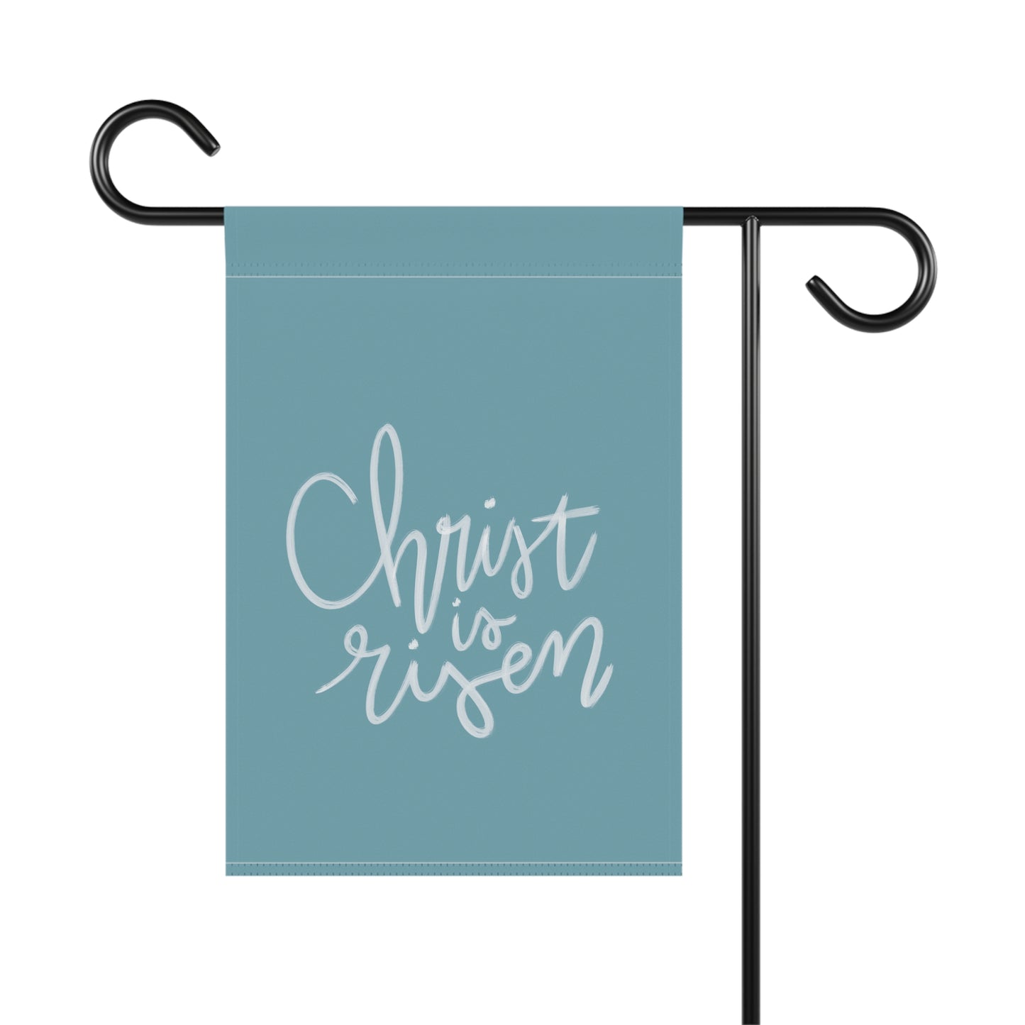 Christ is Risen – Blue Garden Banner