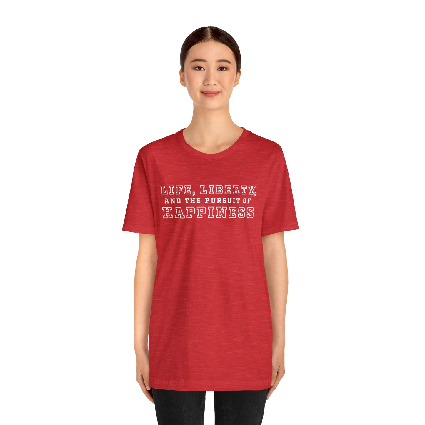 USA Declaration T-shirt | Life Liberty and the pursuit of happiness