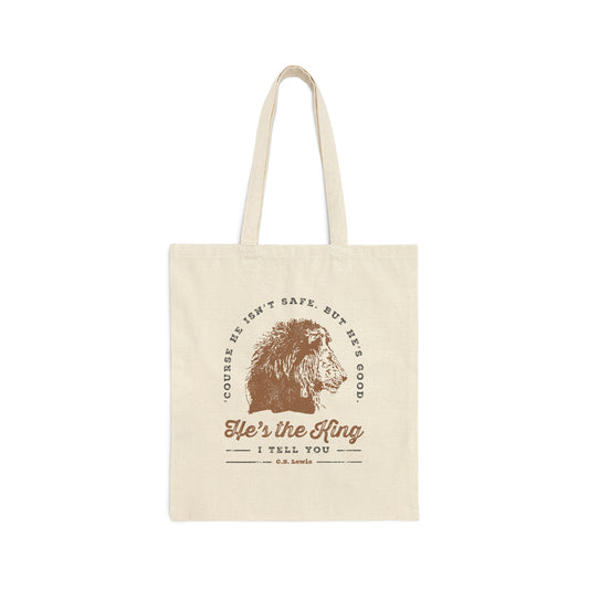 He's the King Canvas Tote Bag