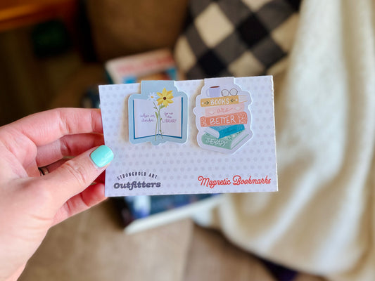 Book Lovers Magnetic Bookmarks