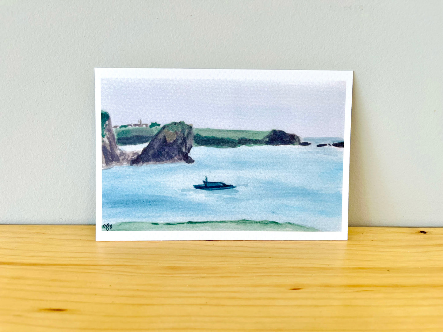 Lizard Point | 4x6" Watercolor Fine Art Print