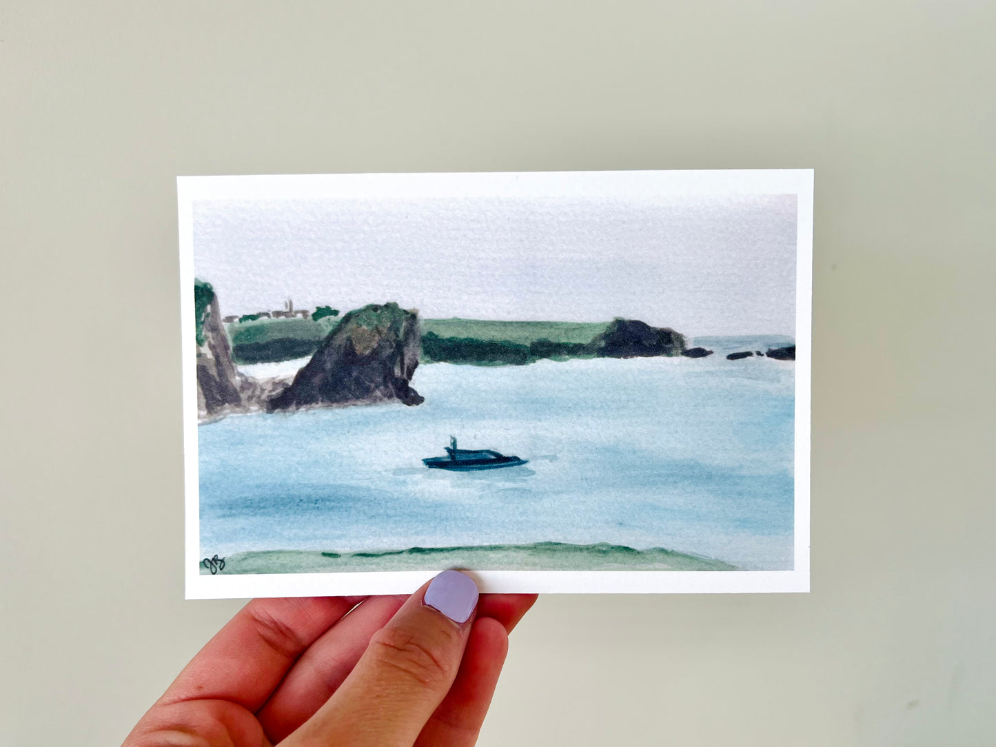 Lizard Point | 4x6" Watercolor Fine Art Print