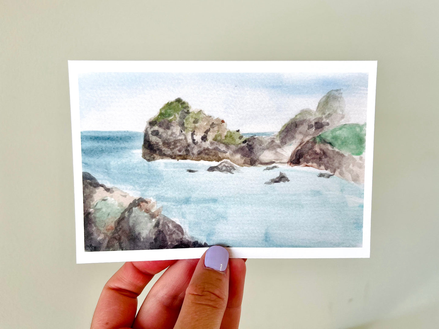 Kynance Cove | 4x6" Watercolor Fine Art Print