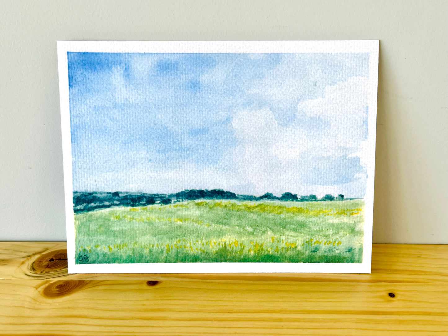 Cotswolds Walk | 6x8" Watercolor Fine Art Print