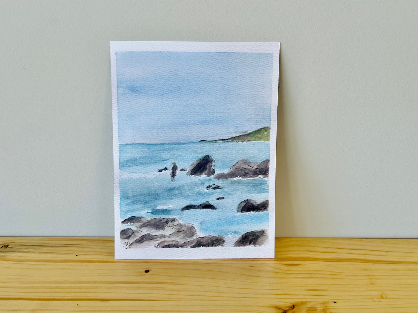 Coverack Wanderer | 6x8" Watercolor Fine Art Print