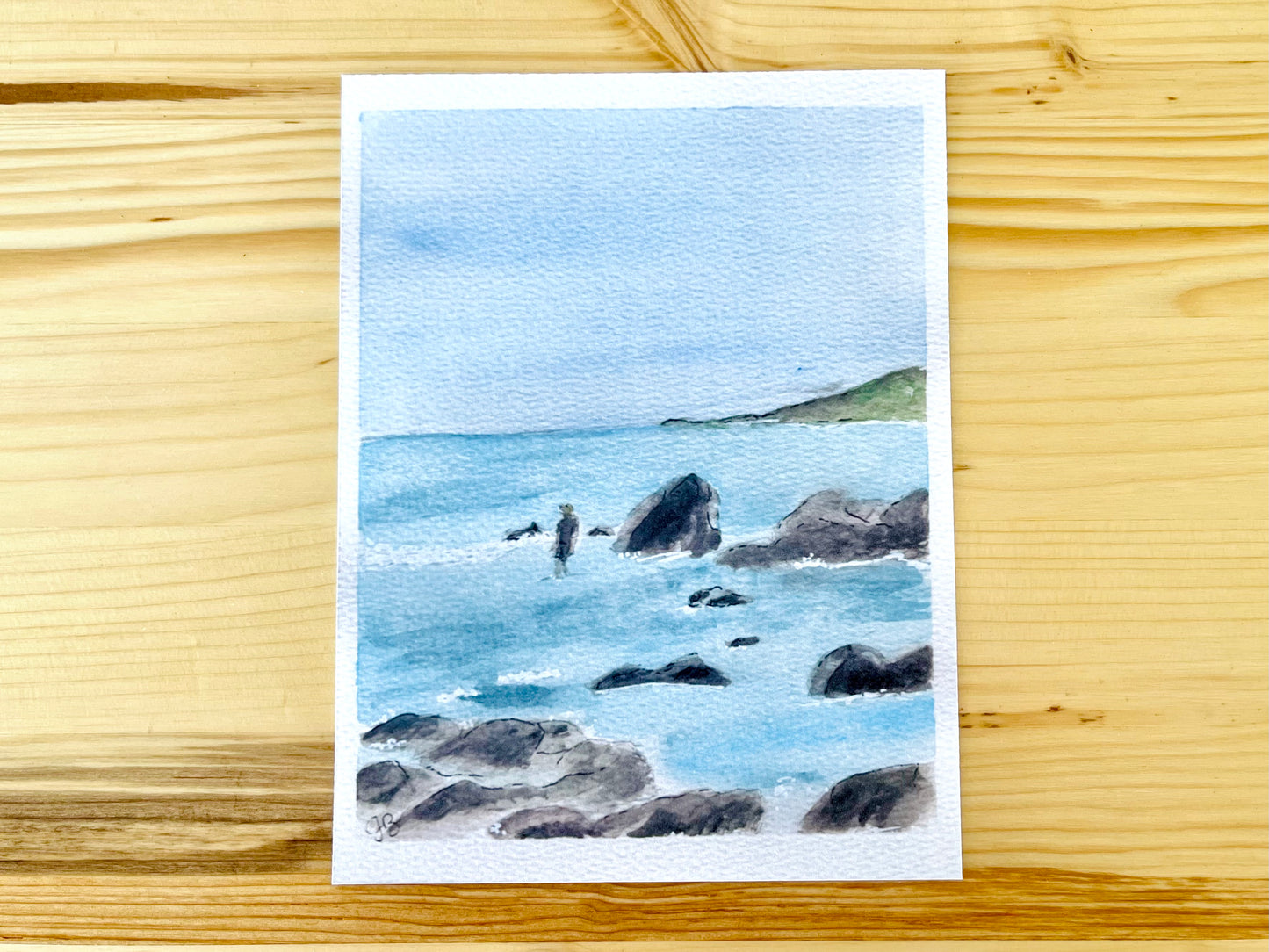 Coverack Wanderer | 6x8" Watercolor Fine Art Print