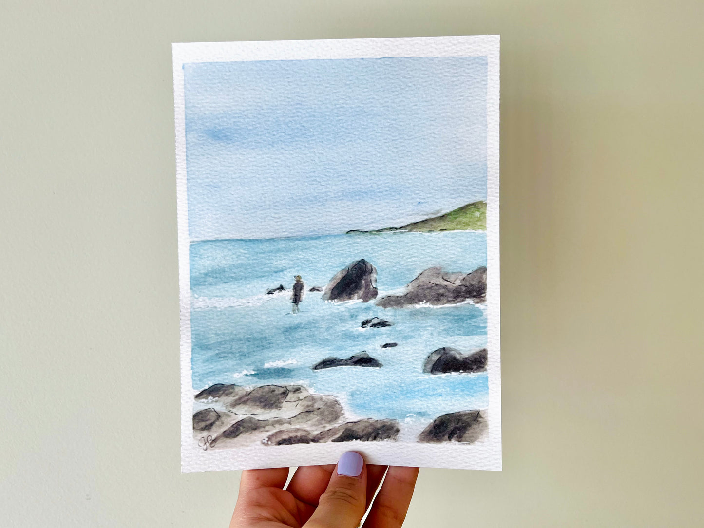 Coverack Wanderer | 6x8" Watercolor Fine Art Print