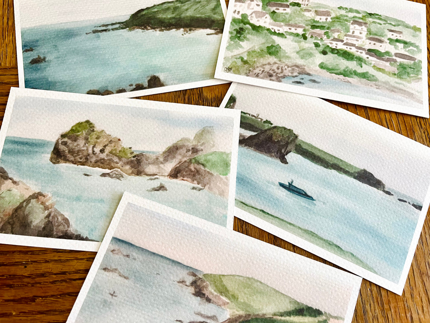 4x6" Watercolor Fine Art Prints | set of 5