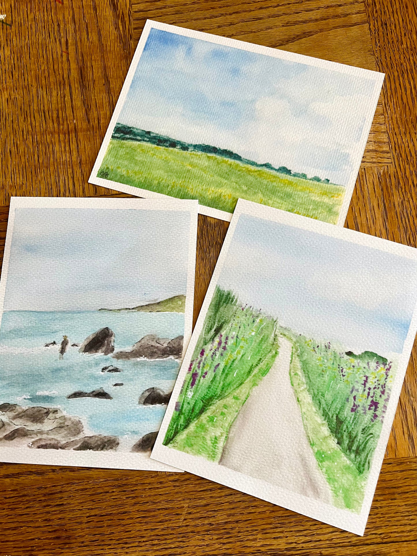 6x8" Watercolor Fine Art Prints | set of 3