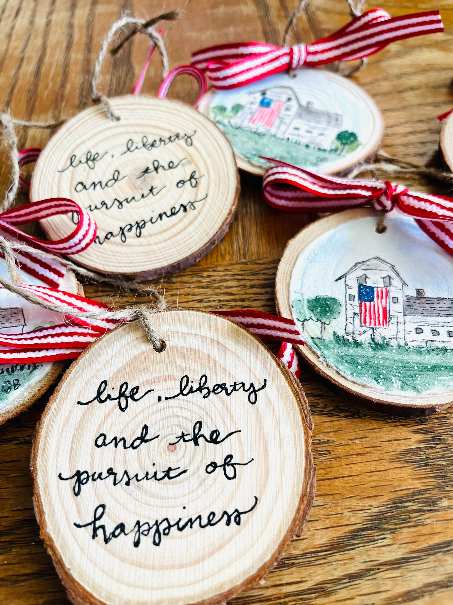 American Barn Ornament