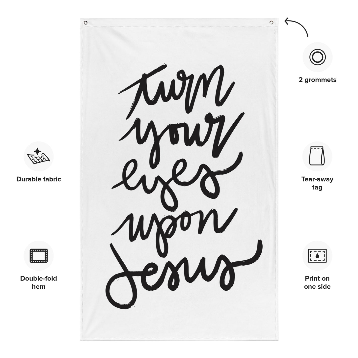 Turn Your Eyes Upon Jesus Banner