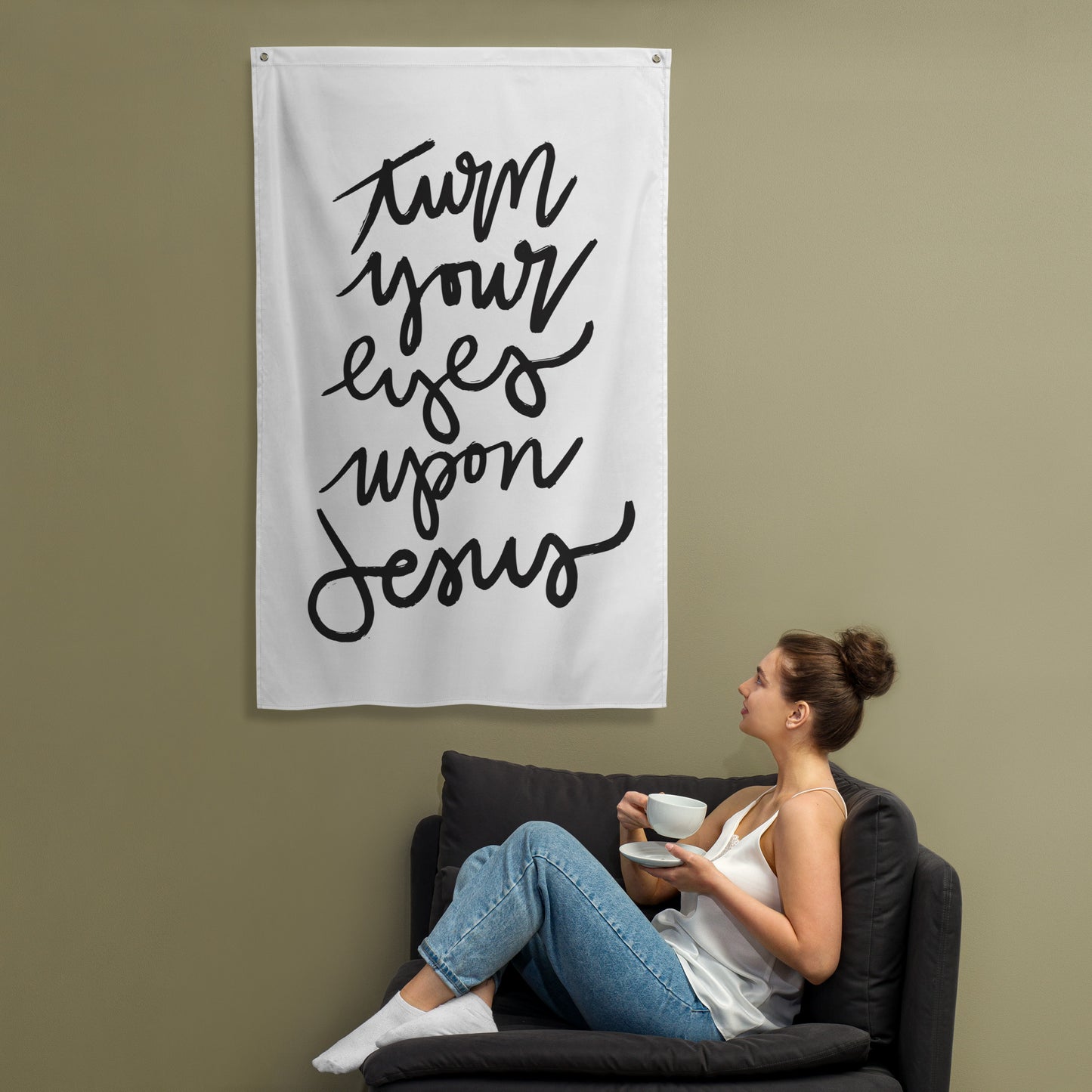 Turn Your Eyes Upon Jesus Banner