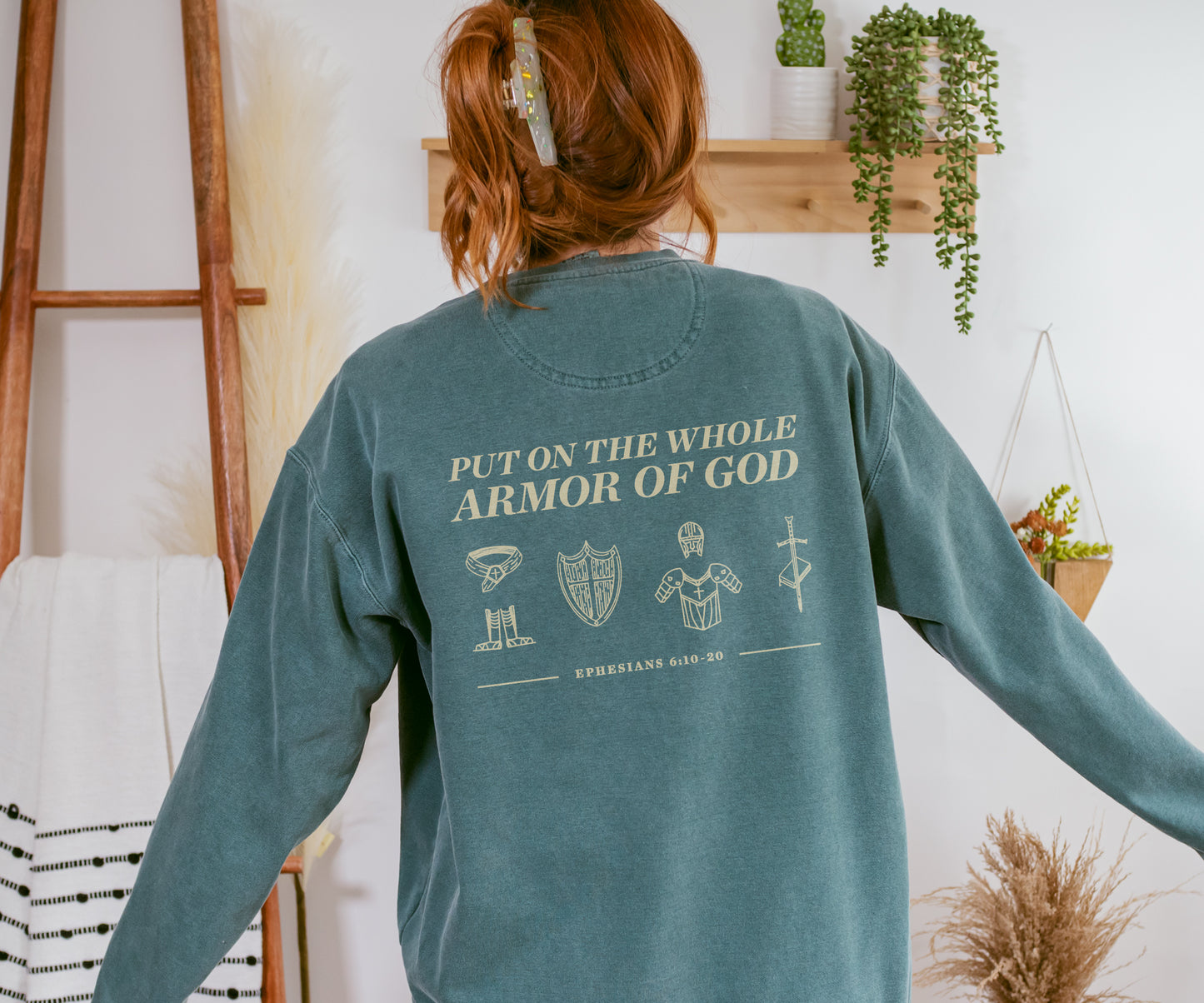 Armor of God Garment-Dyed Sweatshirt