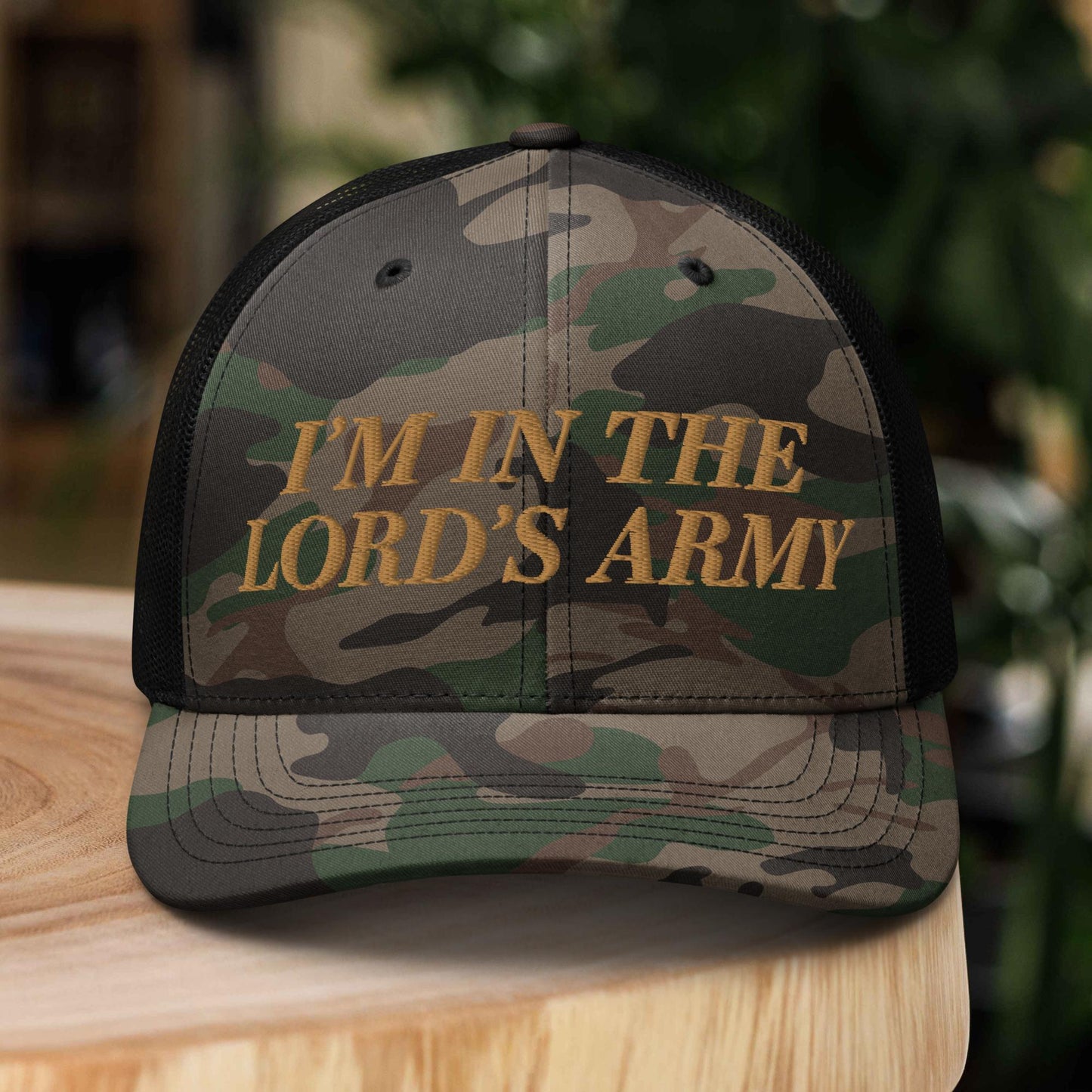 Lord's Army Camouflage trucker hat