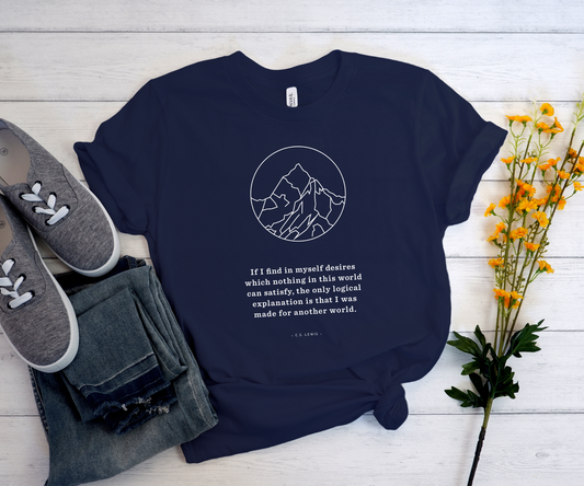 Made for another world Mountain T-shirt