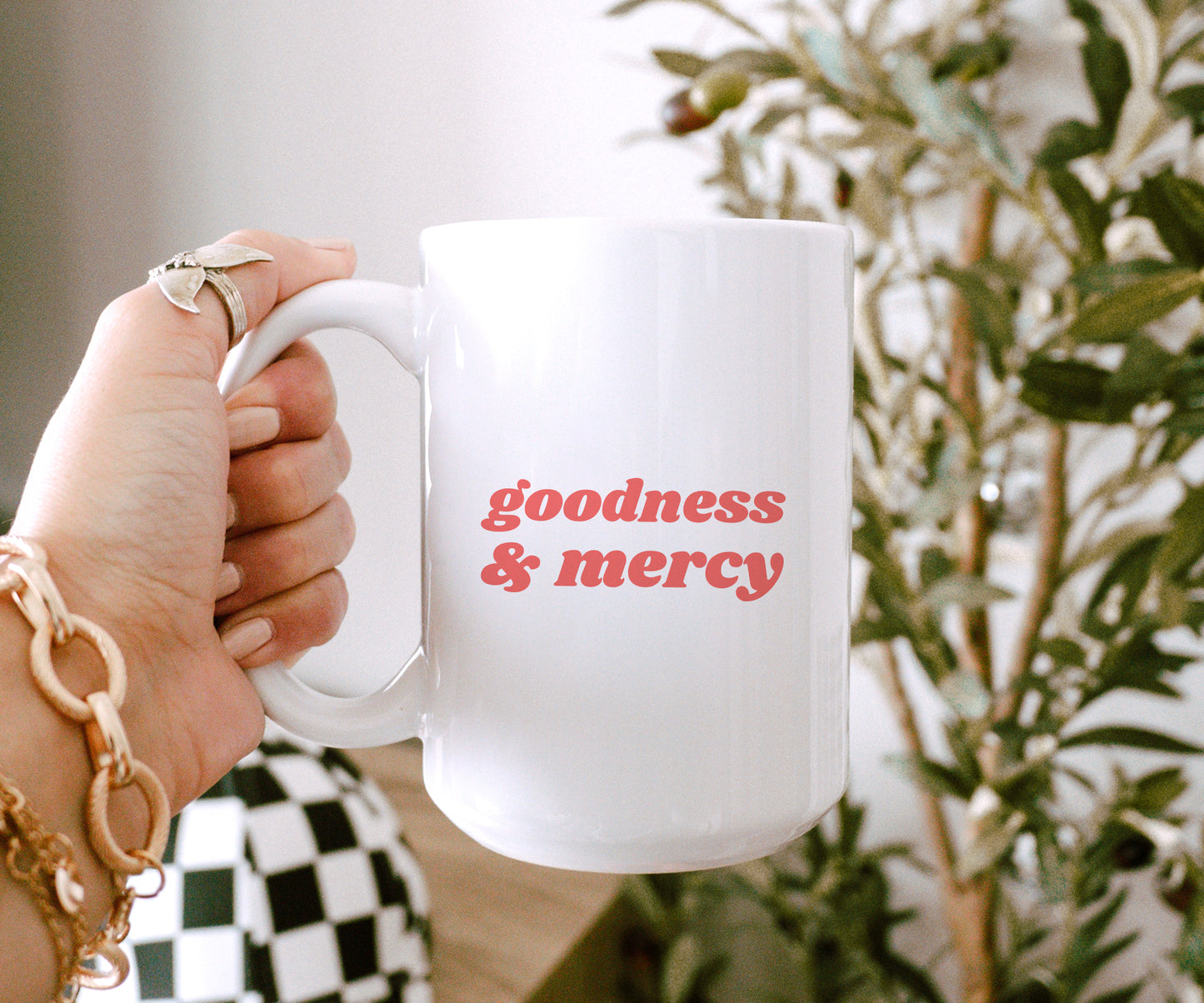 Goodness & Mercy Mug 15oz