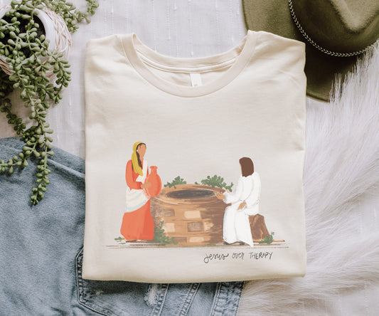 Jesus over Therapy T-shirt