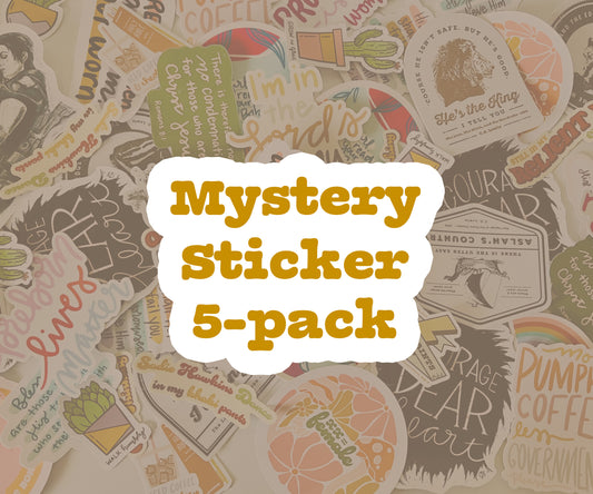 Mystery Sticker 5-Pack